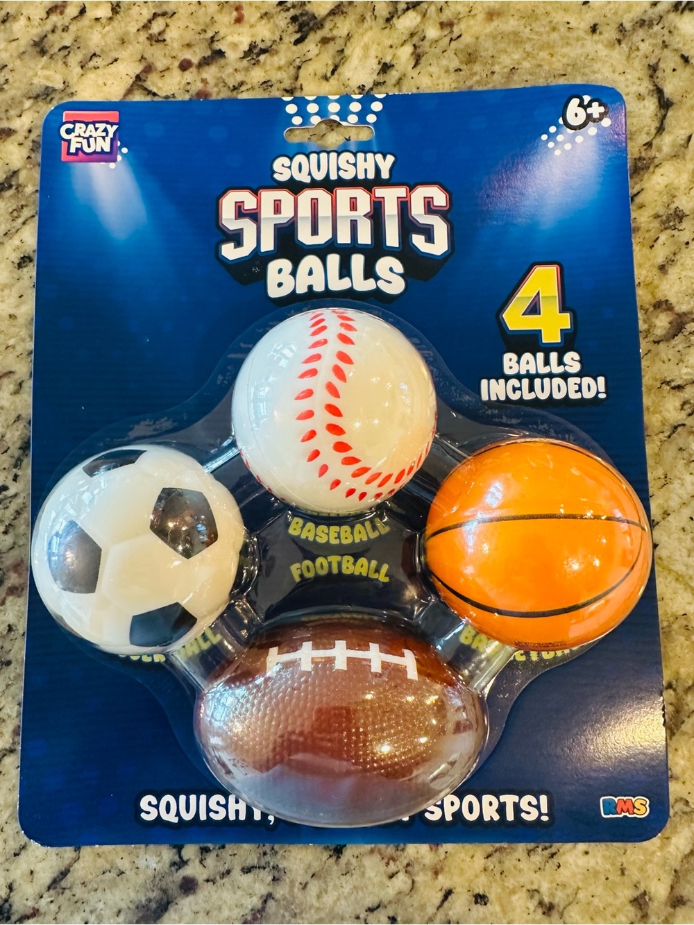 ⚾️🏈🏀⚽️ RMS Squishy Sports Balls ⚽️🏀🏈⚾️